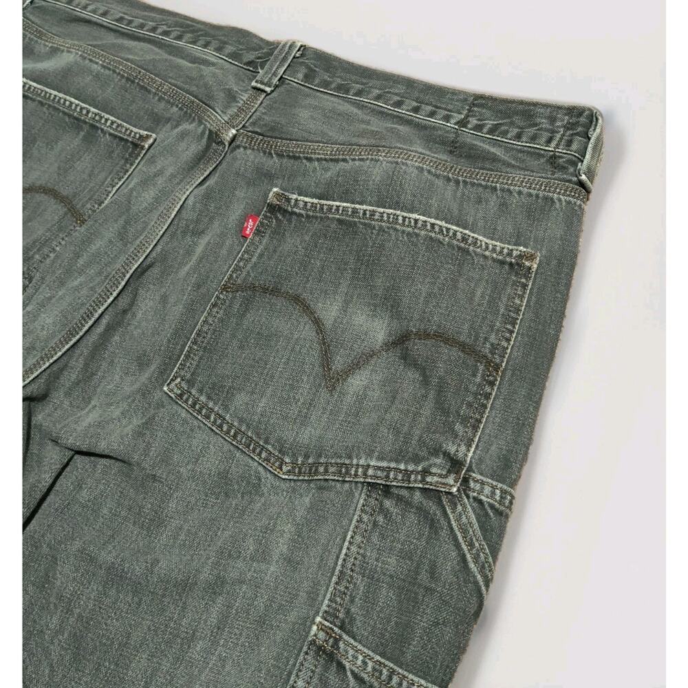 Vintage Levis Jeans Mens 40 x 31 Black Y2k Loose Baggy Carpenter Denim Skater